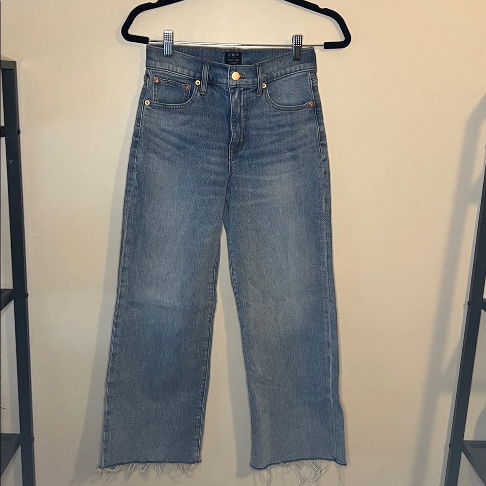 J.Crew Wide-leg cropped jean in all-day stretch - Picture 8 of 14